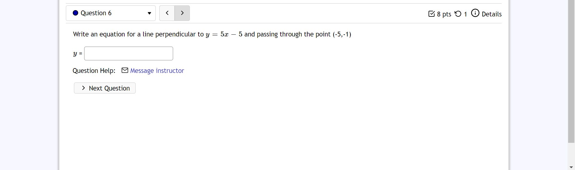 leave the answer box blank and click "No Extraneous Solutions" (QC 0