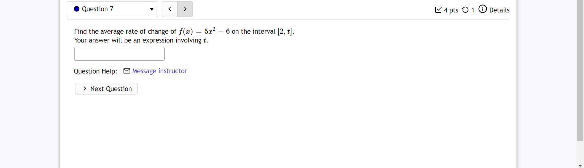 No Extraneous Solution Question Help: 8 Message instructor i > Next Question
