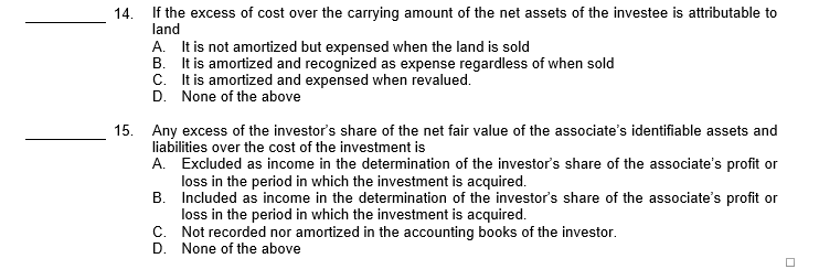 as a valuation method by the company at any time during the