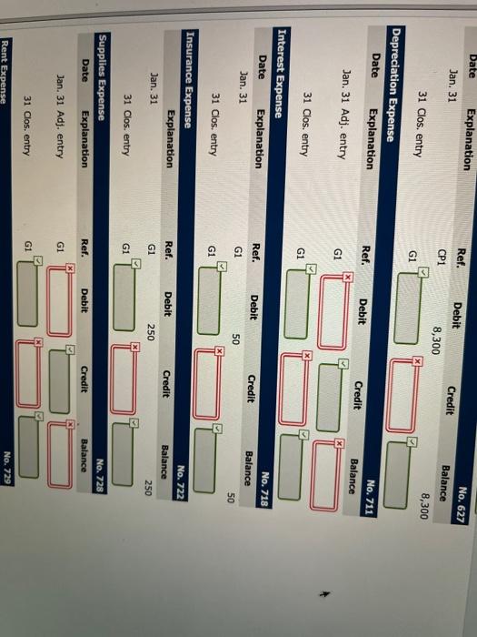 6450 D Prepaid Insurance Equipment Accum. Depreciation-Equipment Notes Payable Accounts Payable Interest