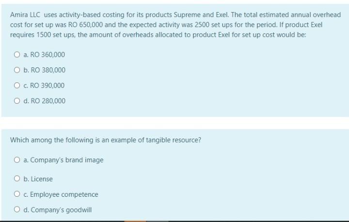 testing RO 2.000, Selling and distribution costs RO 1.700. The Target Cost