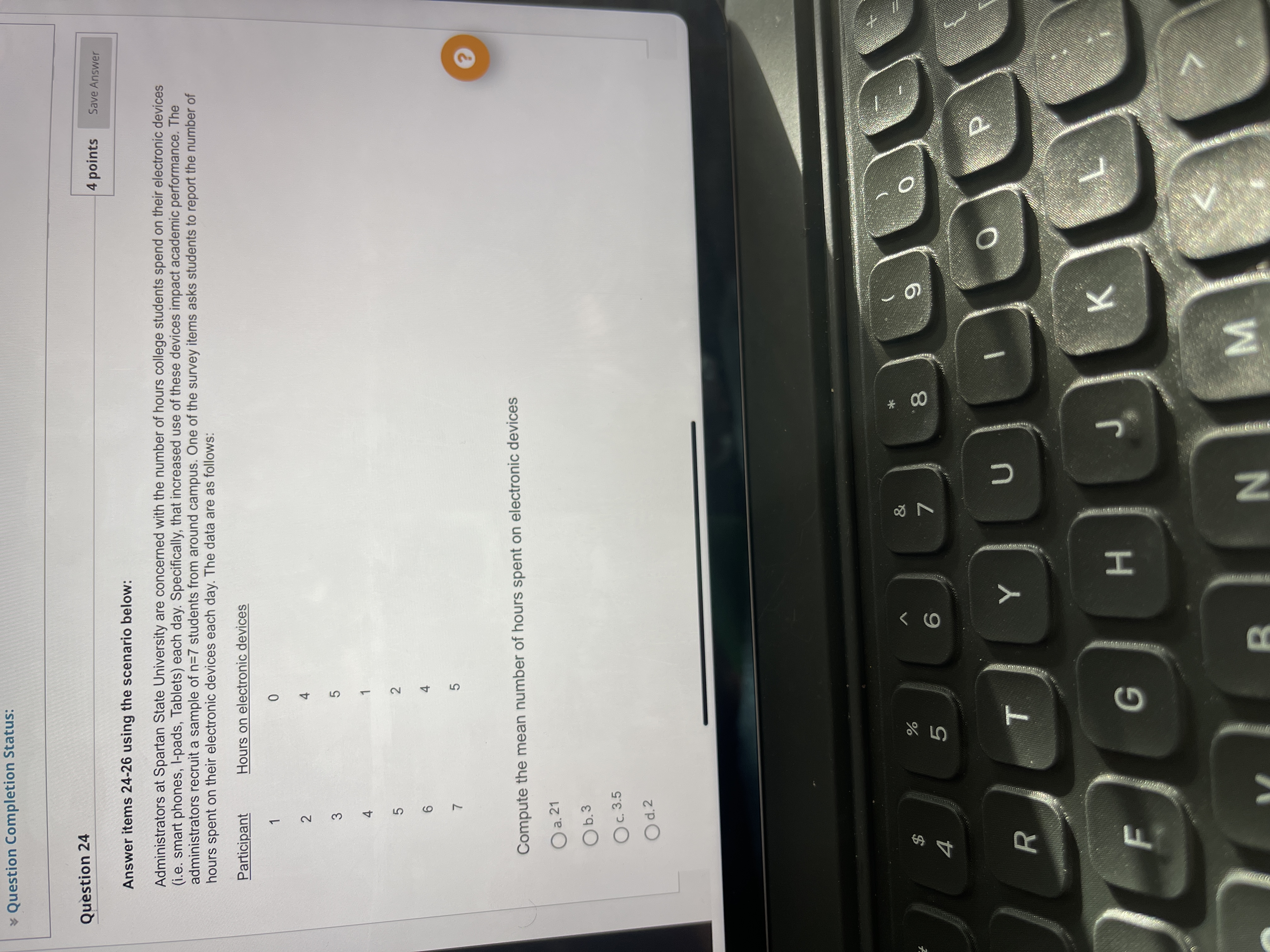 T Y H J KA Moving to another question will save this