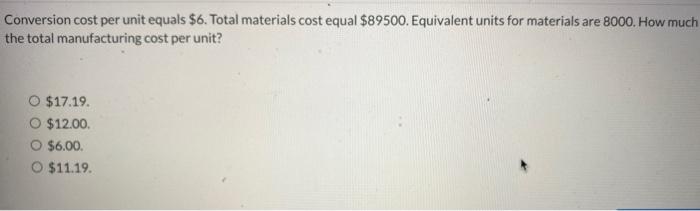 is 2050 units, and the units accounted for equals 16000 units, what