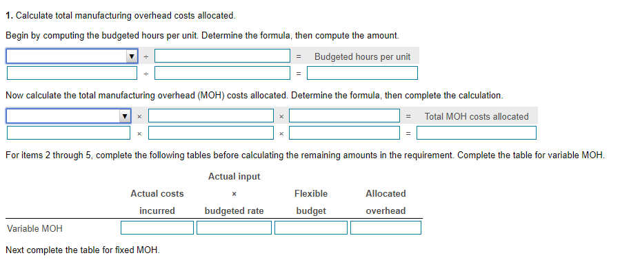 budgeted output of 672,000 units, requiring 3,360,000 DLH. The company is able