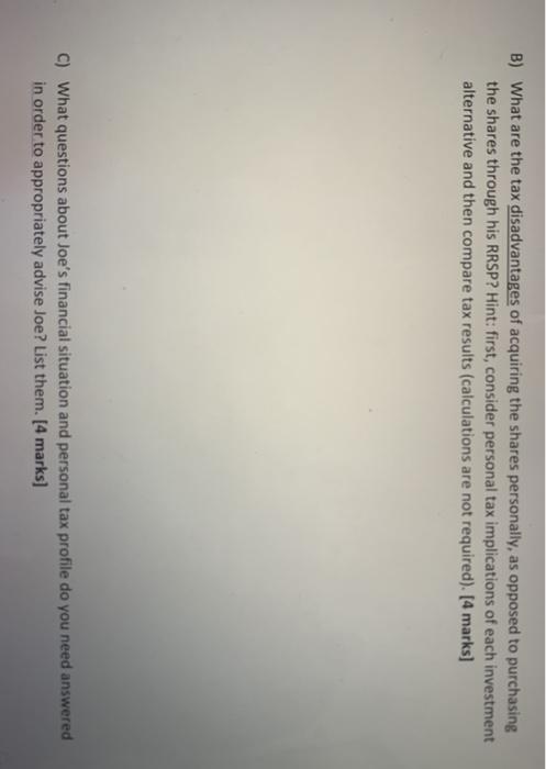 ("Chaincode"), a widely-held Canadian private company located in Toronto. Joe has an