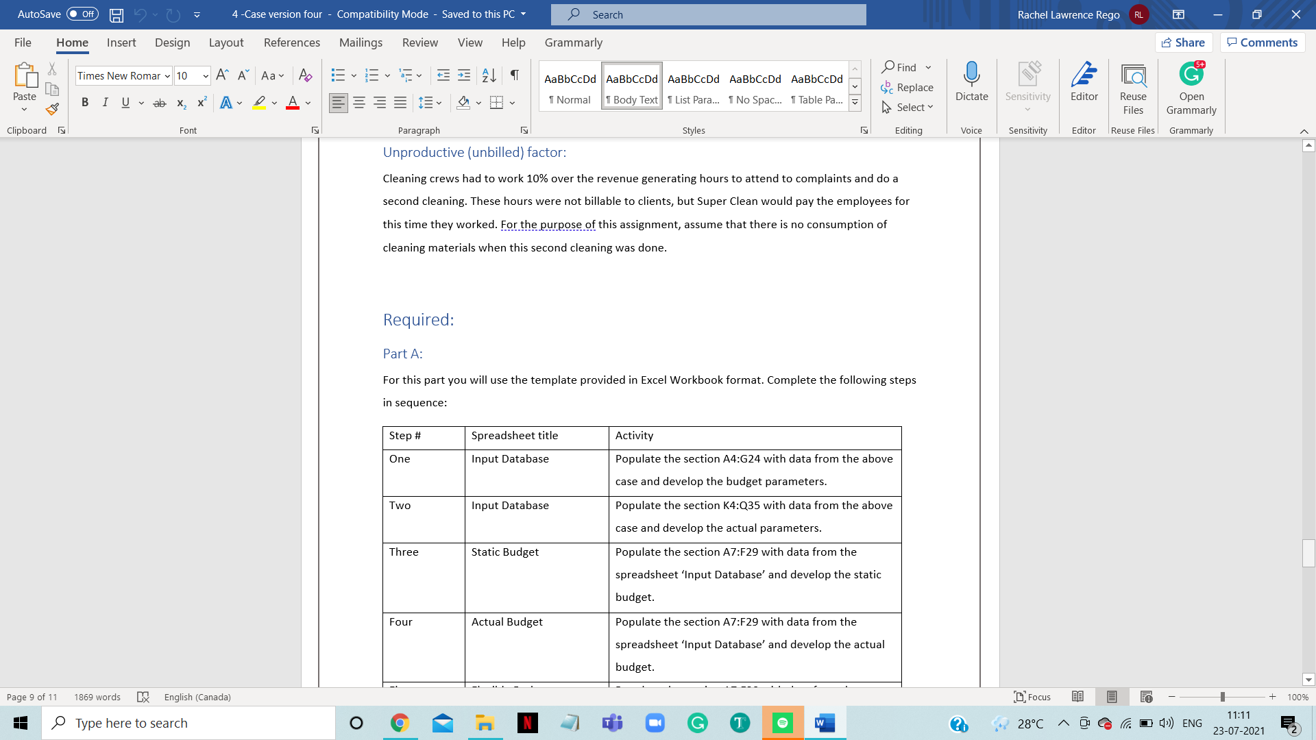 A LA 1 Normal 1 Body Text 1 List Para... 1 No