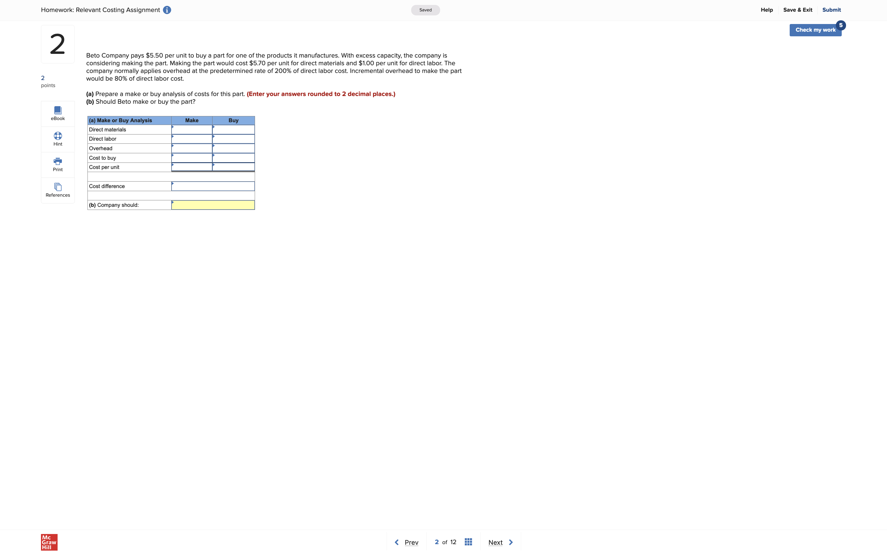 Income Statement Per Unit Annual Total 2 Sales (220, 000 units) $