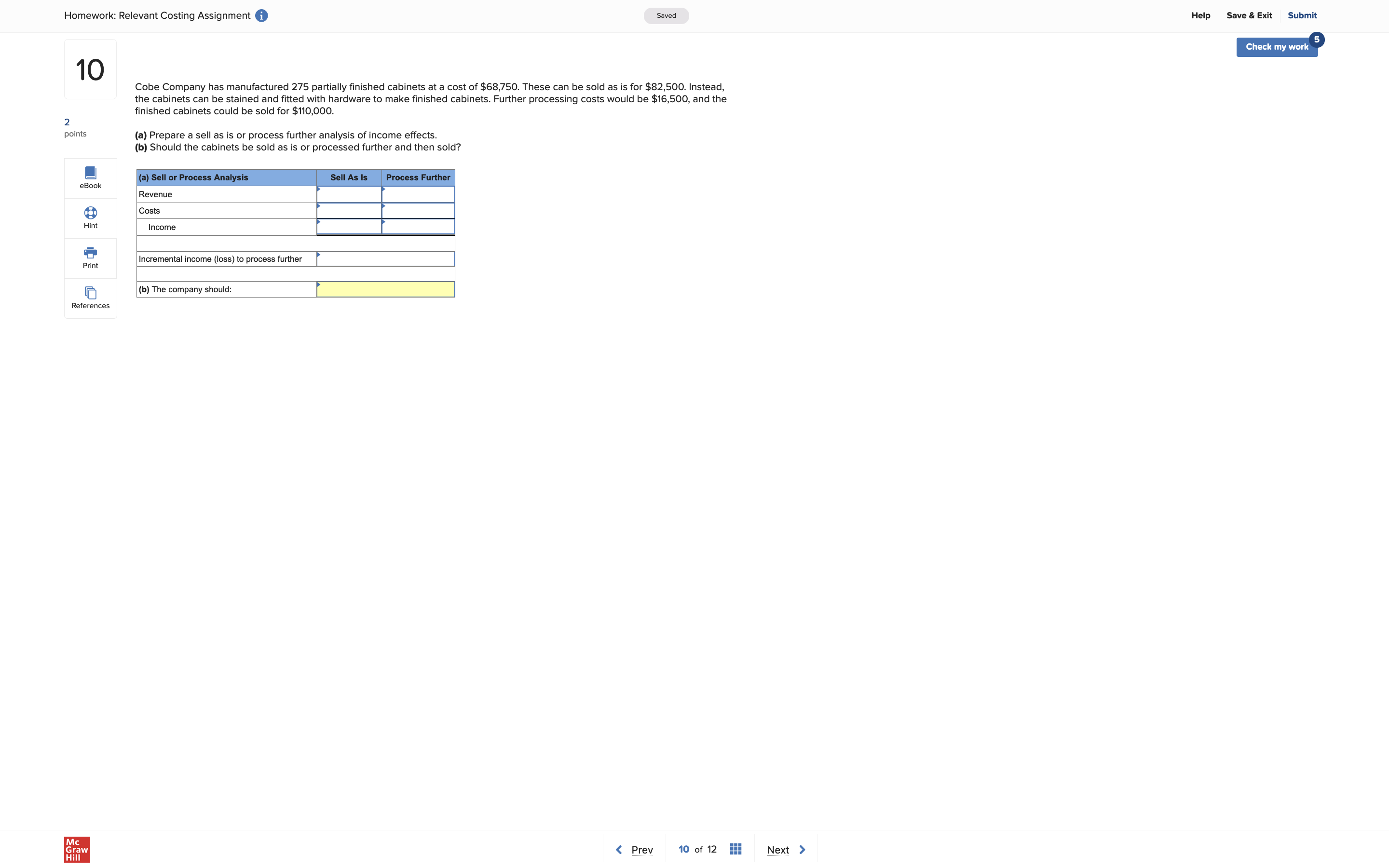 offer would require incremental fixed overhead of $88,000 and incremental fixed general