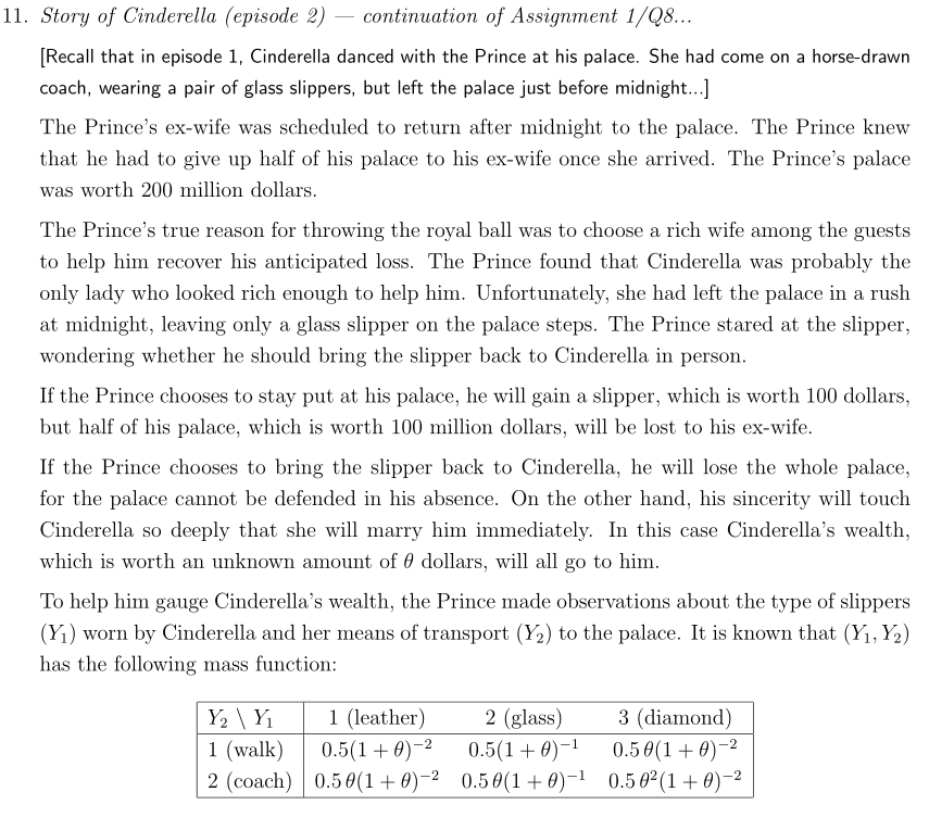 mean and its mode, given one observation of X. (b) Suppose now