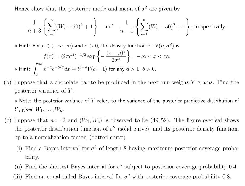 as n, > 00. (ii) Show that the posterior predictive distribution of