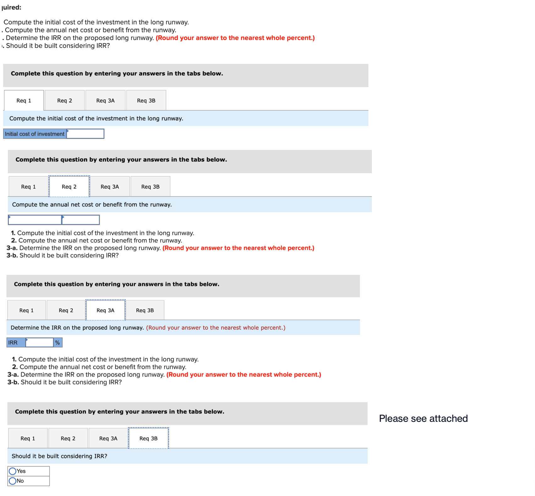 Board of Representatives is considering the construction of a longer runway at
