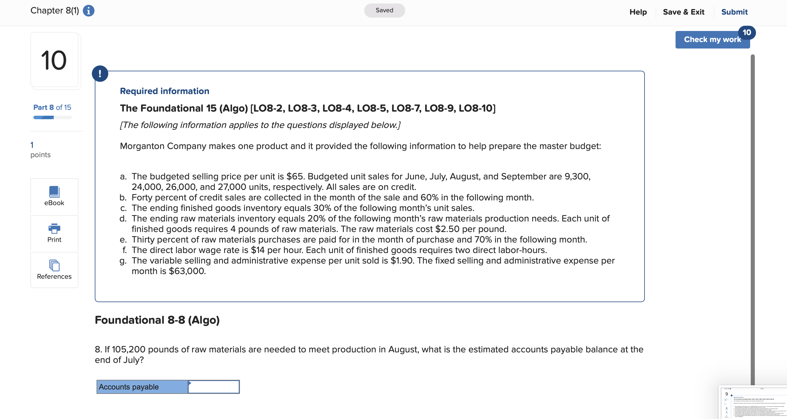 l 10 points A B C D E F G 1 Chapter