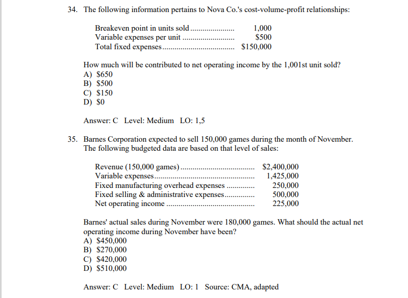 will its sales dollars have to be? A) $132,000 B) $136,000 C)