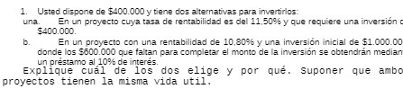 usted de y En 11.50% y projecto ur. y Izs e' ds