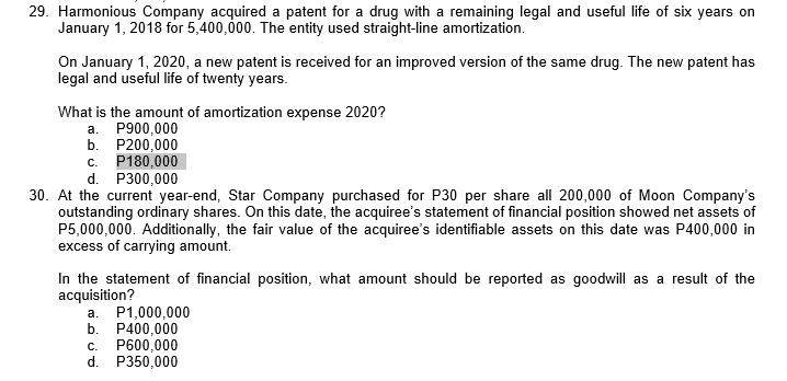 Company borrowed P 15,000,000 at 12% to nance in part the constmction