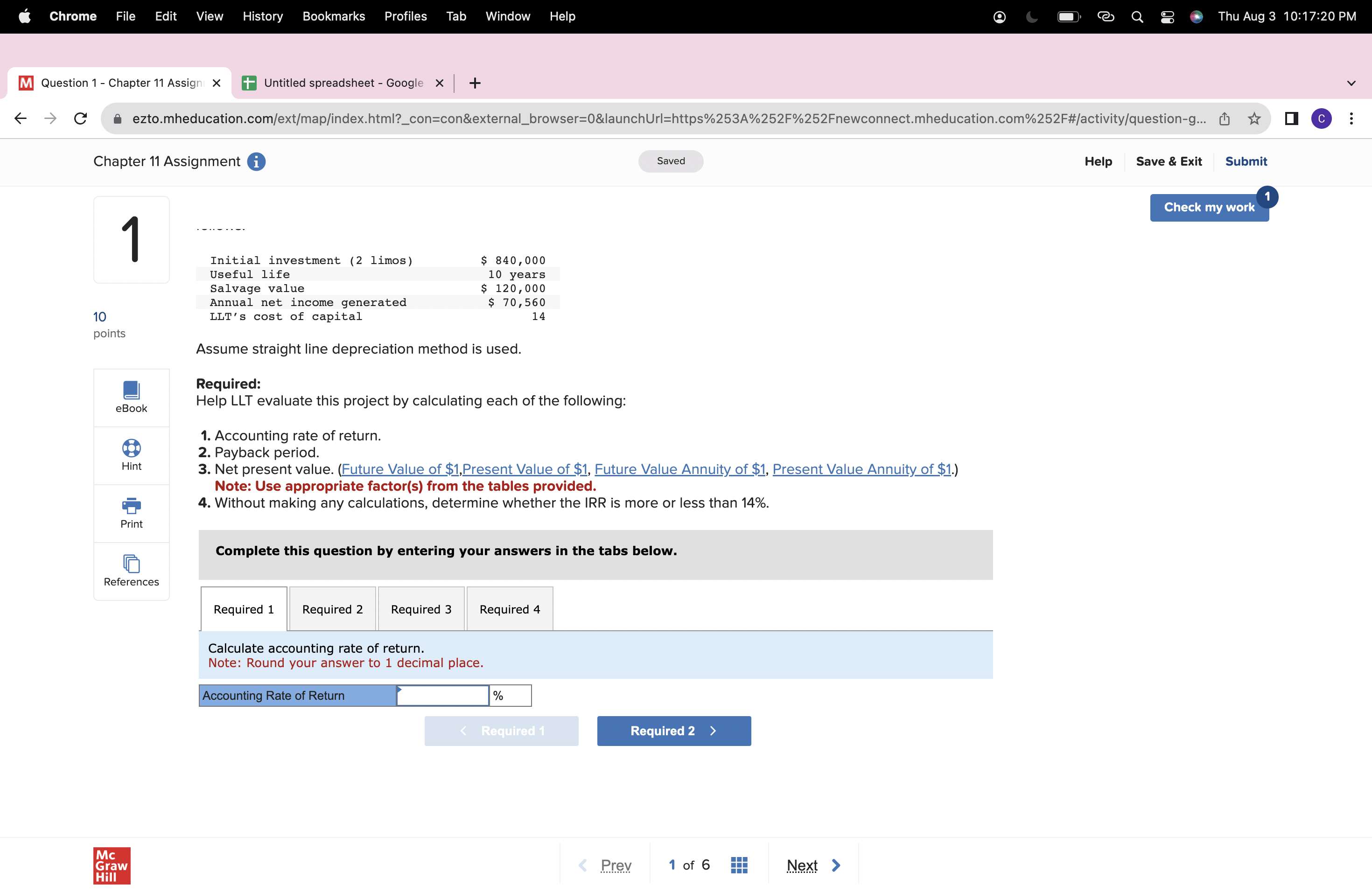 Chrome File View History Bookmarks Profiles Tab Window Help Q 8