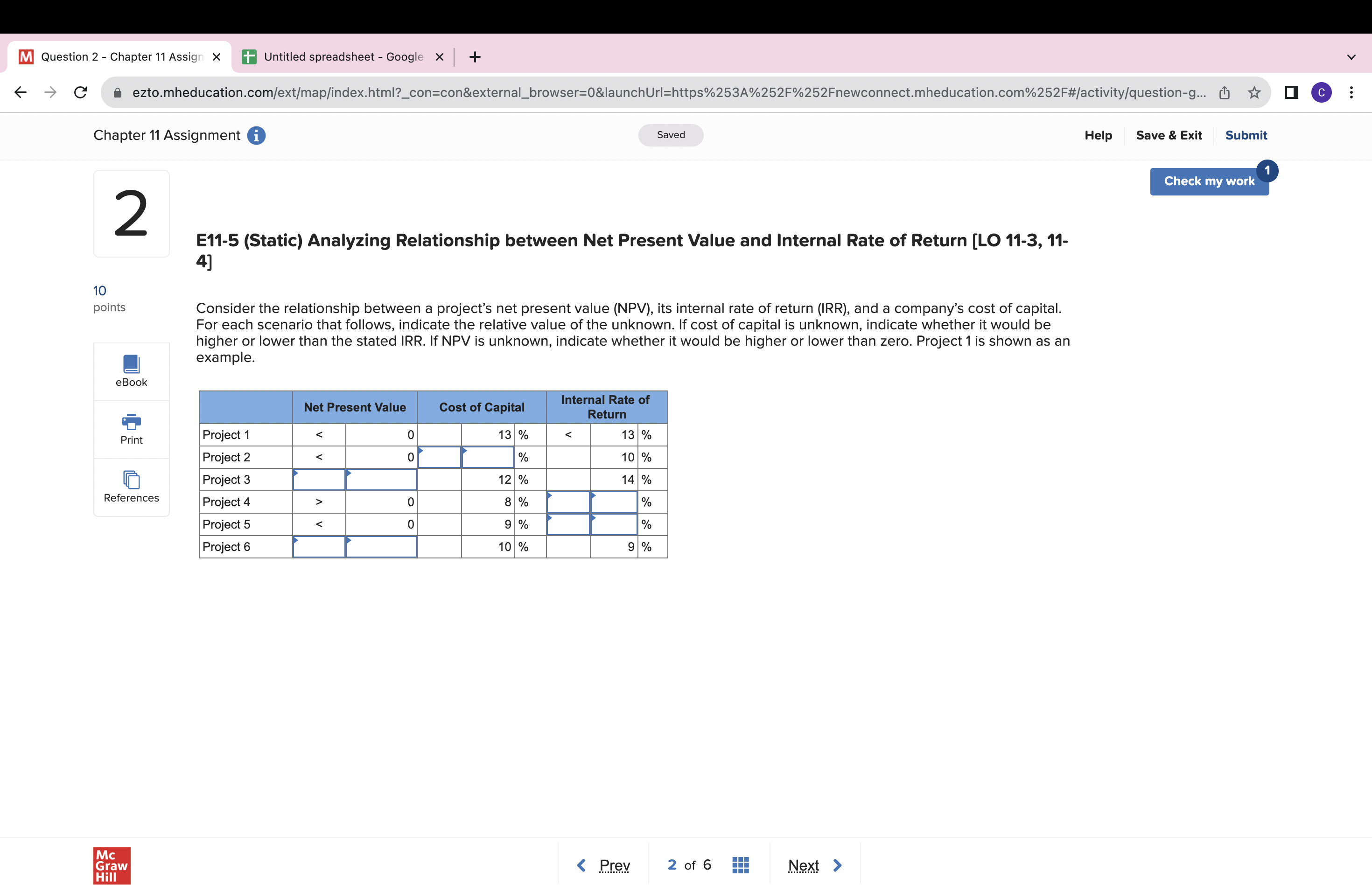 Check my work - .. - . .-. Initial investment (2 limos)