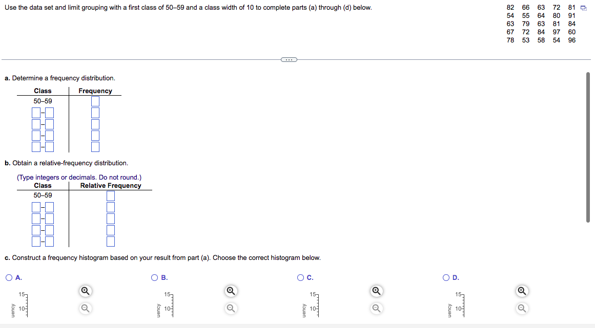 hello can someone please help me with these statistic question thank you
