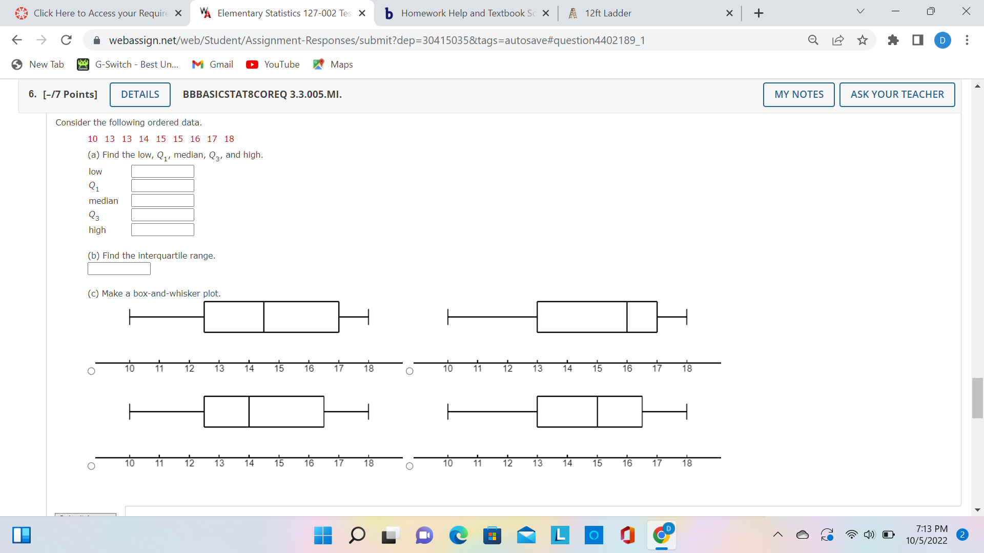 Click Here to Access your Require X VA Elementary Statistics 127-002
