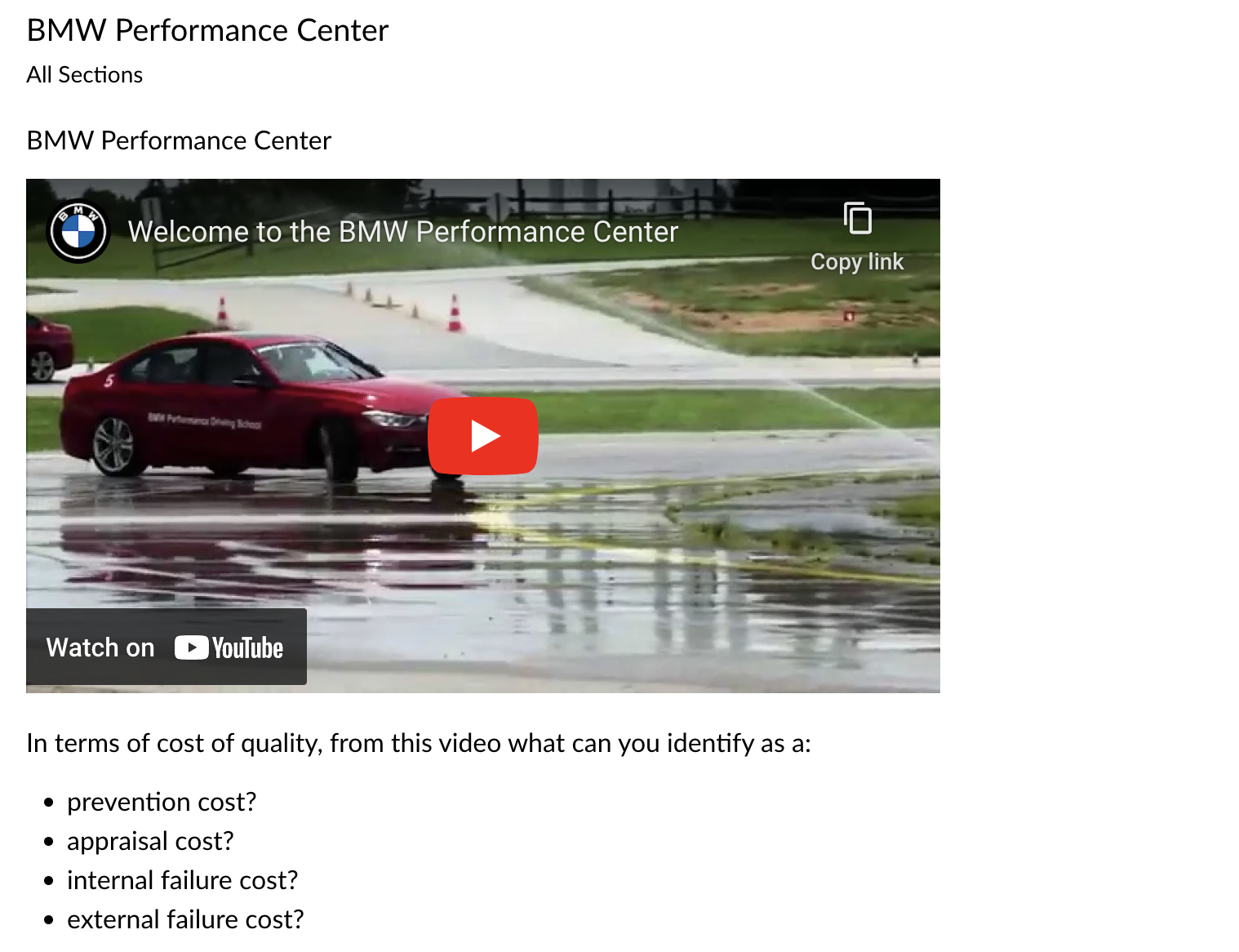  BMW Performance Center All Sections BMW Performance Center Watch on IIYouTulJe