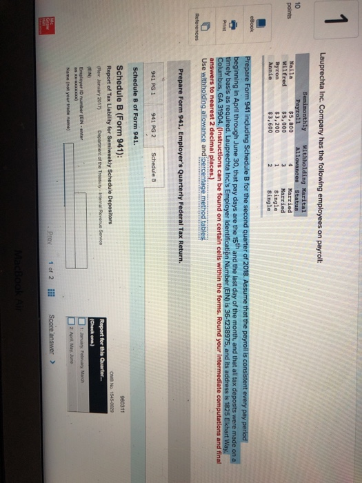 April through June 30, that pay days are the 15thand the last