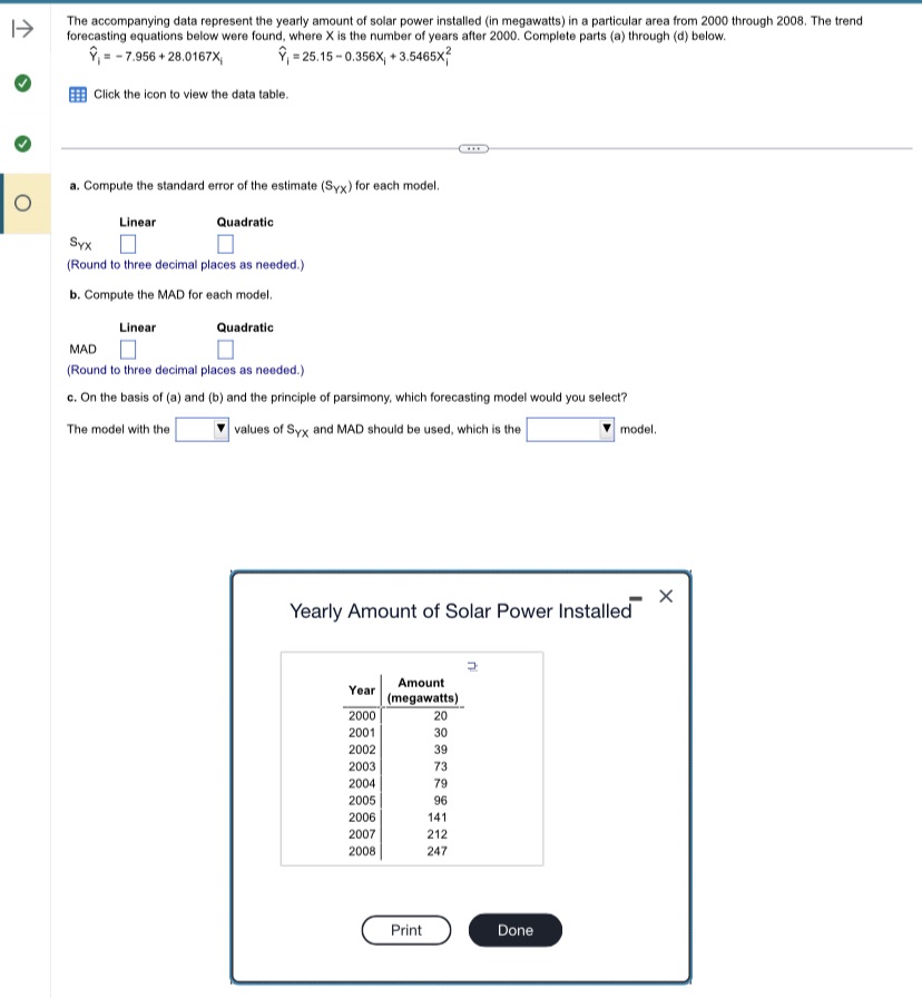 The answer should be rounded to three decimal places The accompanying data