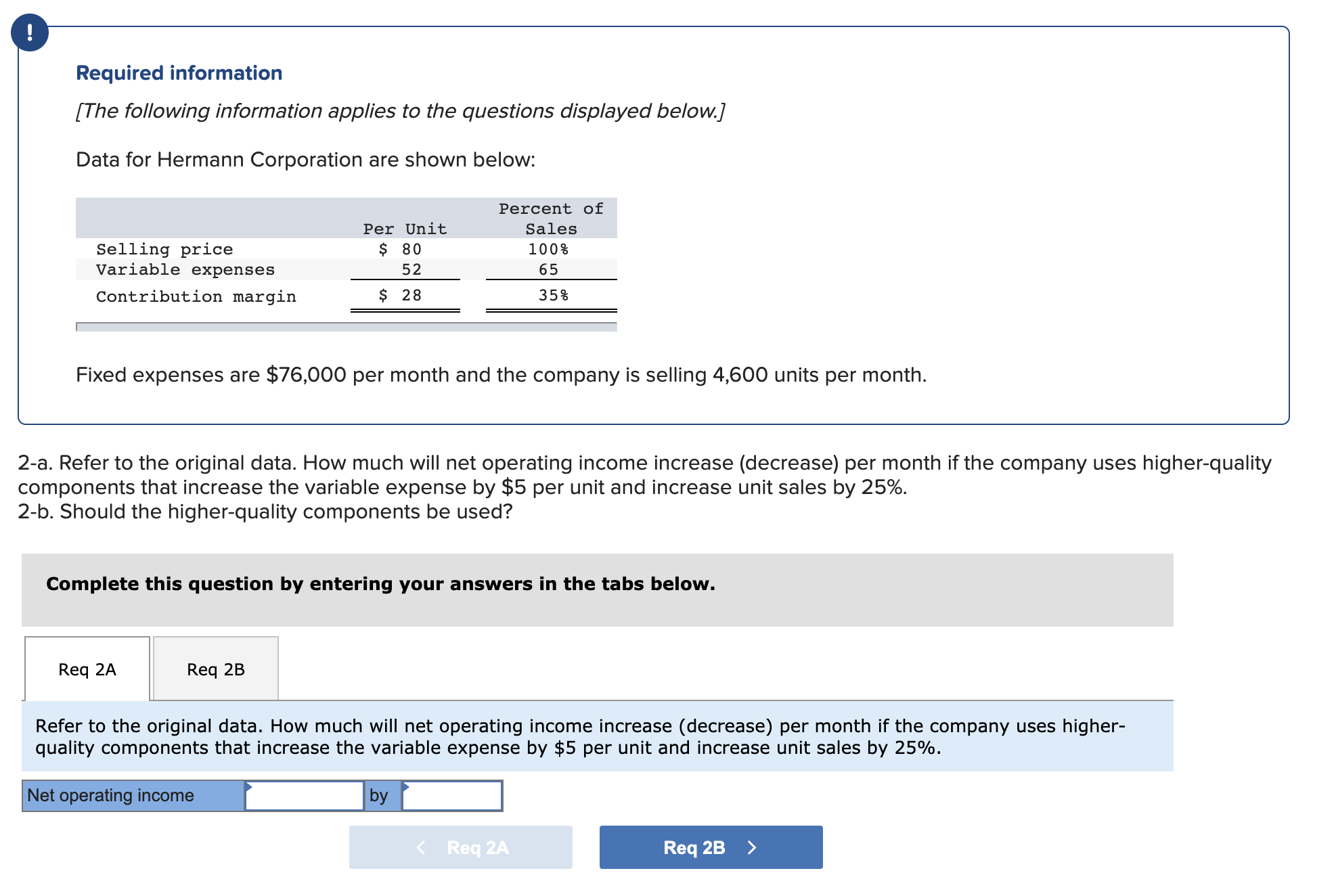 Please answer the following question Required information [The following information applies to