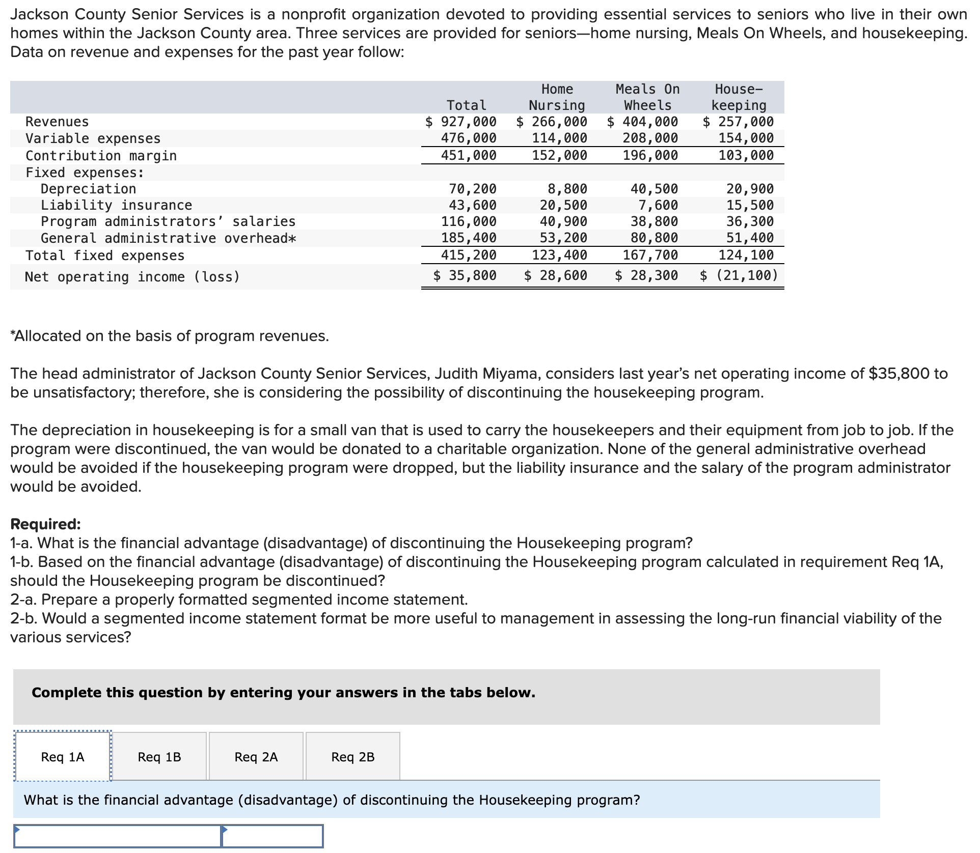  Jackson County Senior Services is a nonprofit organization devoted to providing