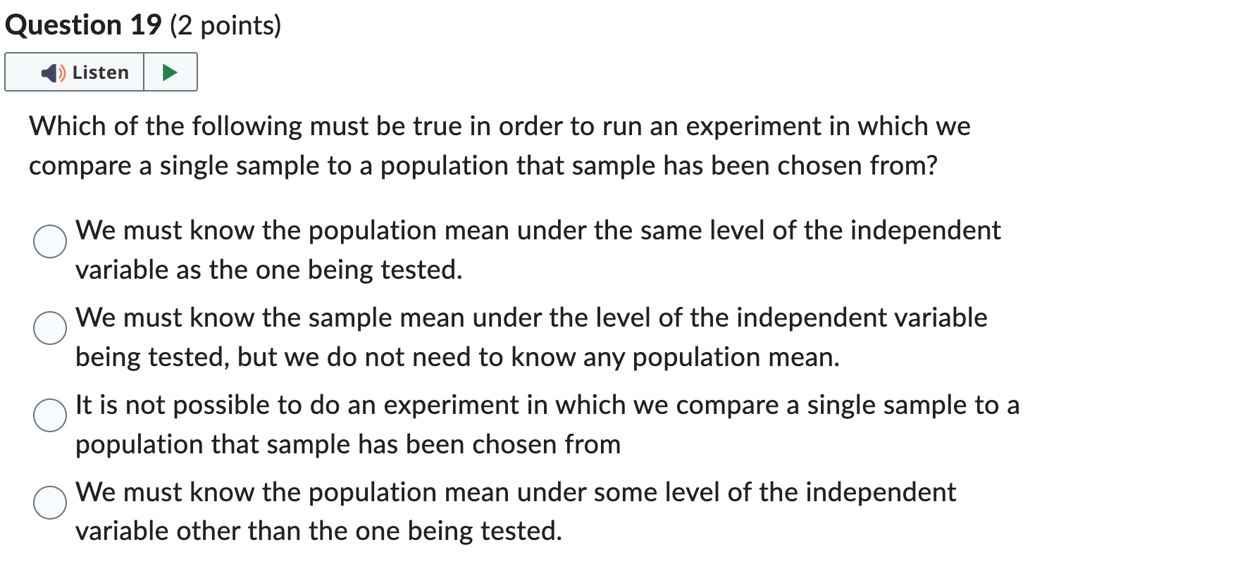 out into the tail The work required to answer this question should