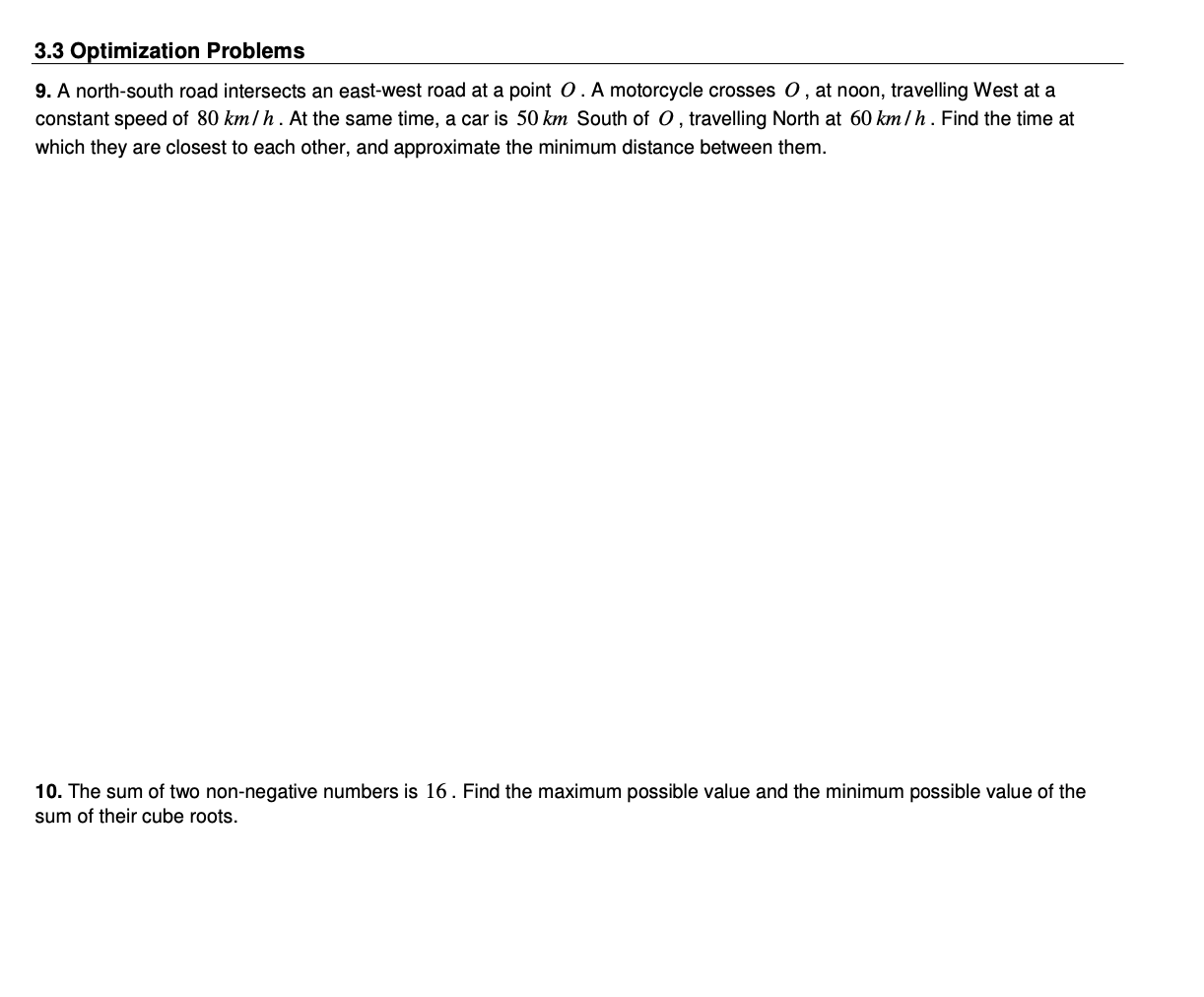 is to be constructed from a rectangular piece of cardboard, 2m by