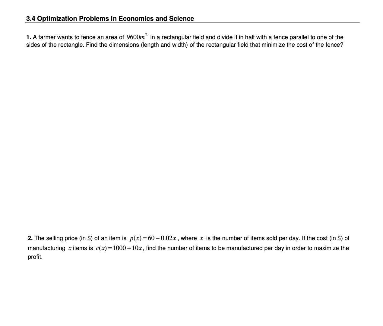 3m , by cutting out a square from each of the four
