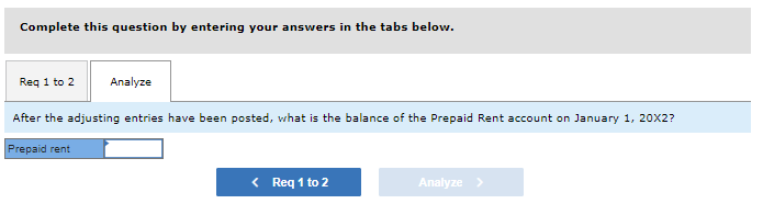 paid rent of $42,000 in advance for a six-month period.On December 31,