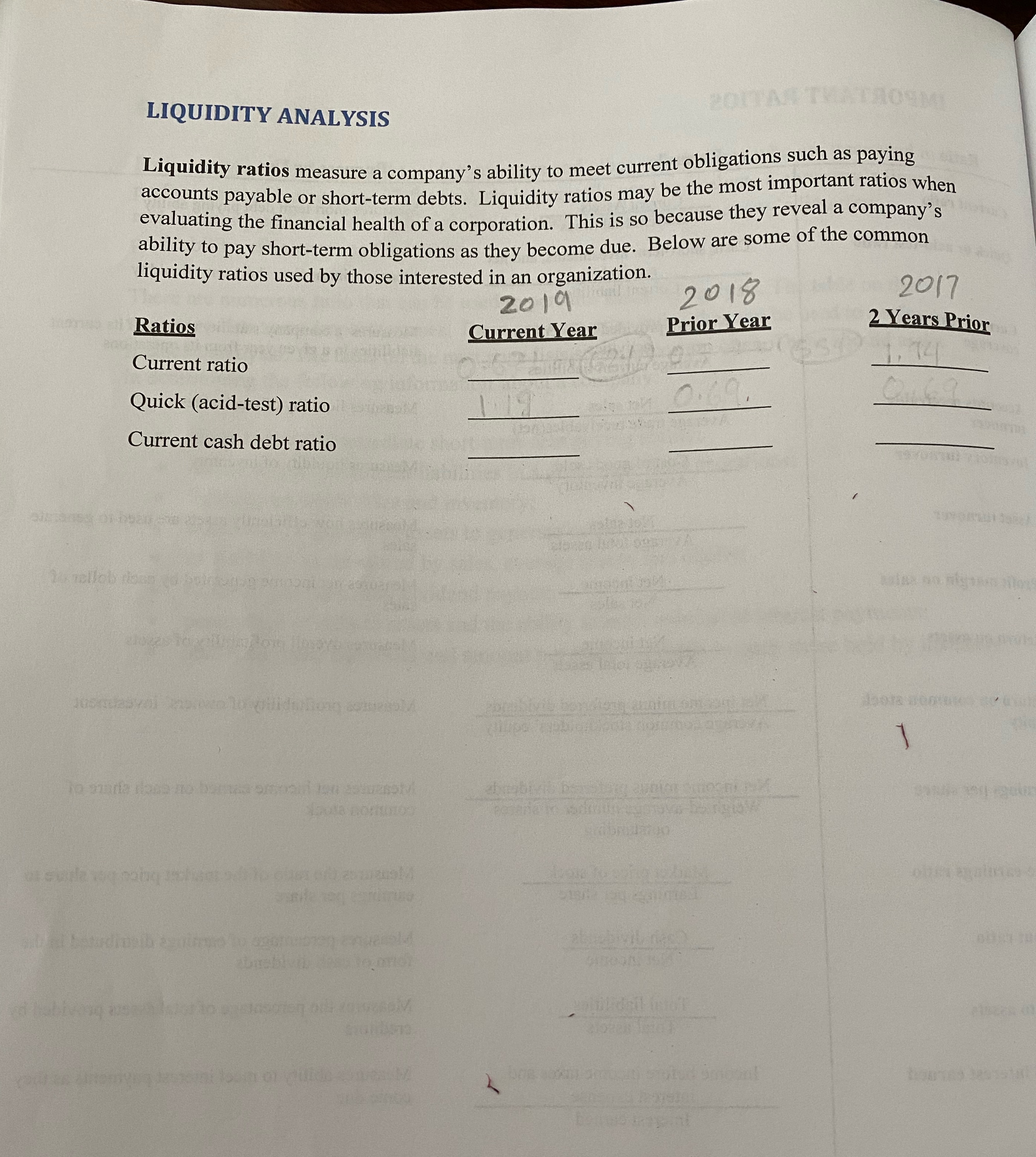 Please fill the blank in using Chipotle 2017, 2018, 2019 Financial Statements.