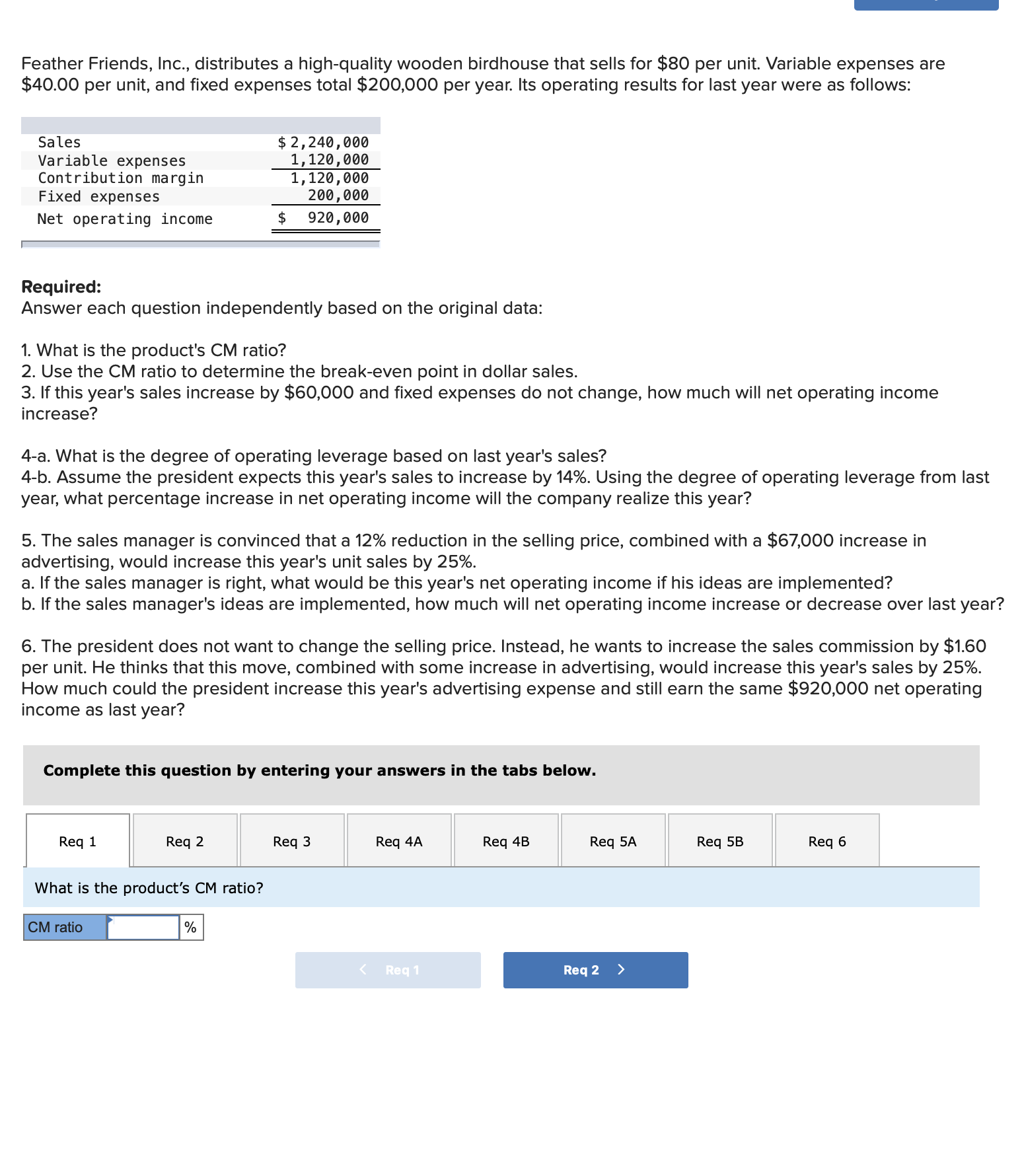 I need help with a problem in managerial accounting. All screenshots pertain