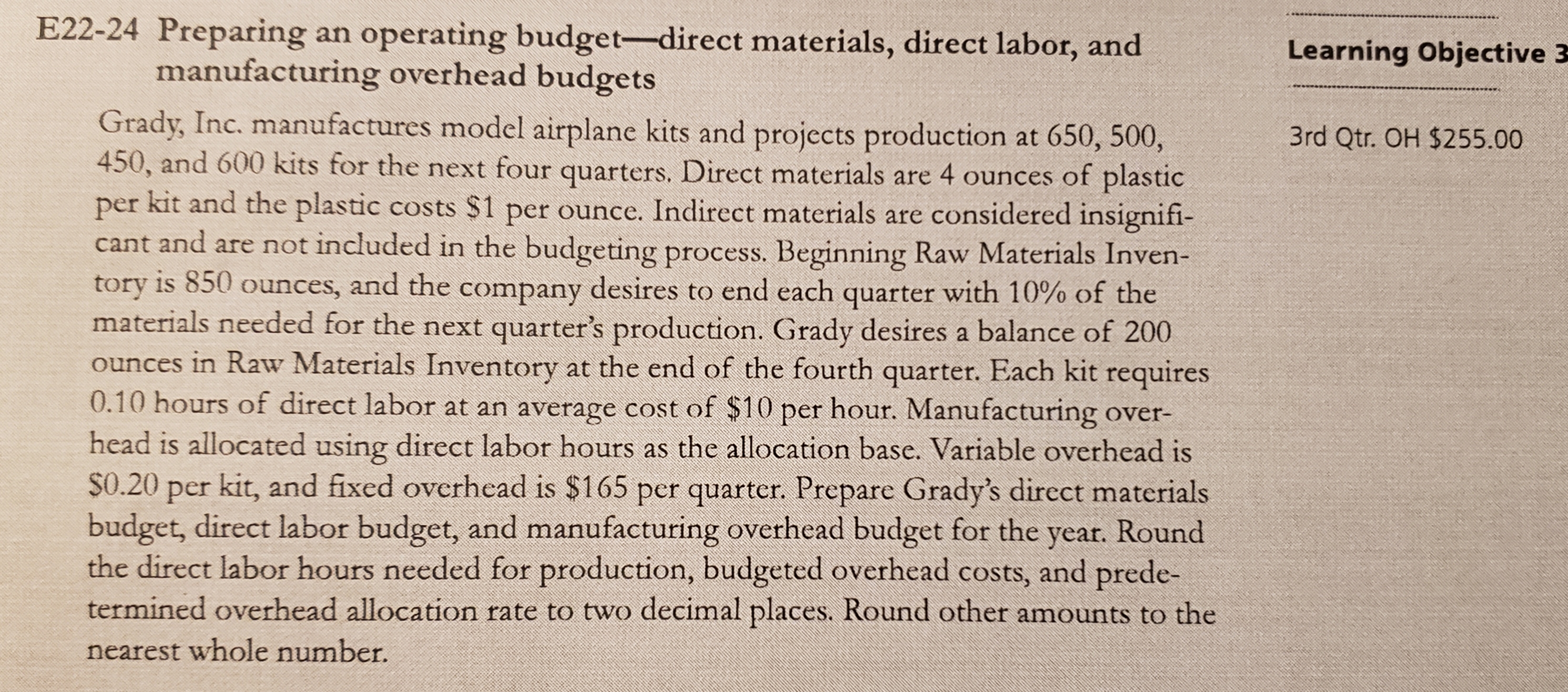 Trying to verify if I attempted this correctly. E22-24 Preparing an operating