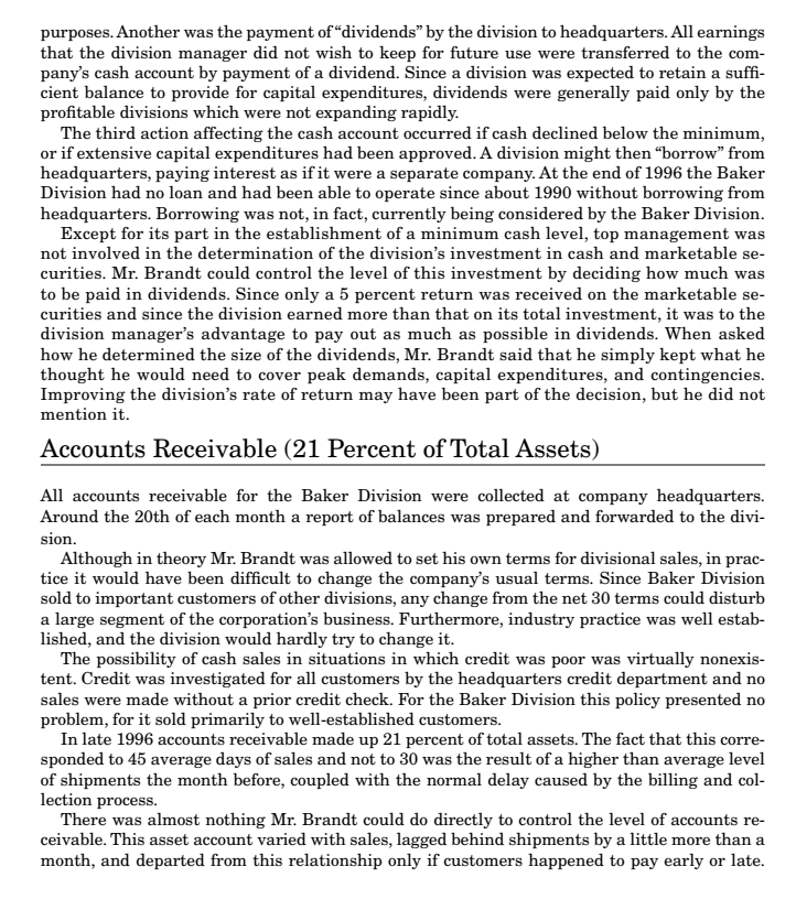 the Industrial Products Corporation (IPC) manufactured a variety of industrial products in