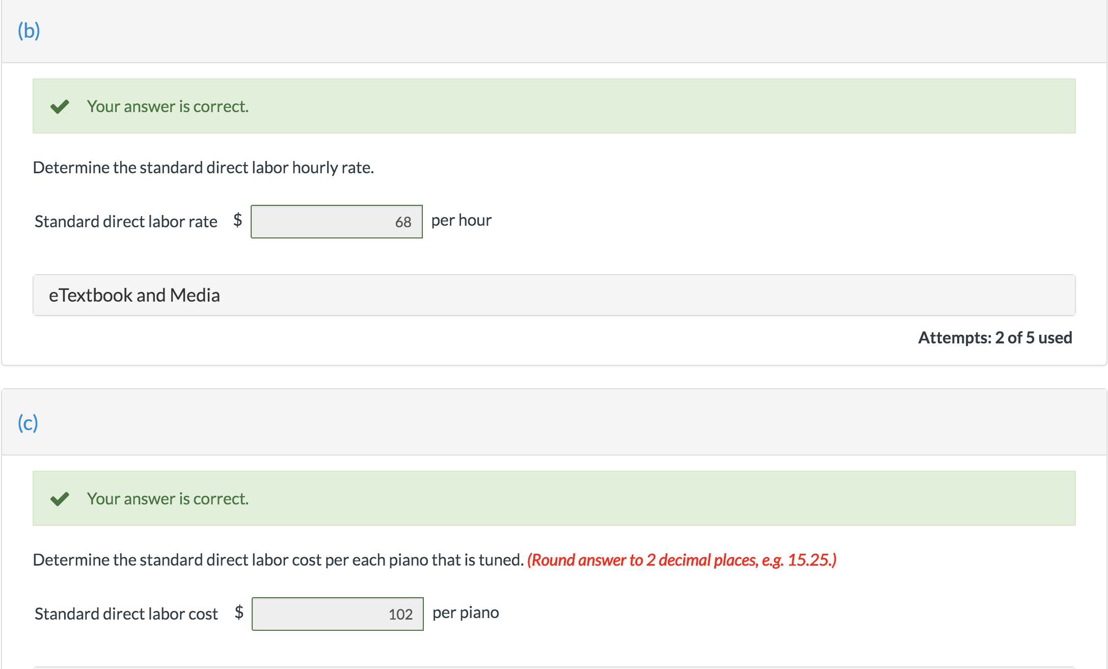 Service, Inc. is trying to establish the standard labor cost of tuning