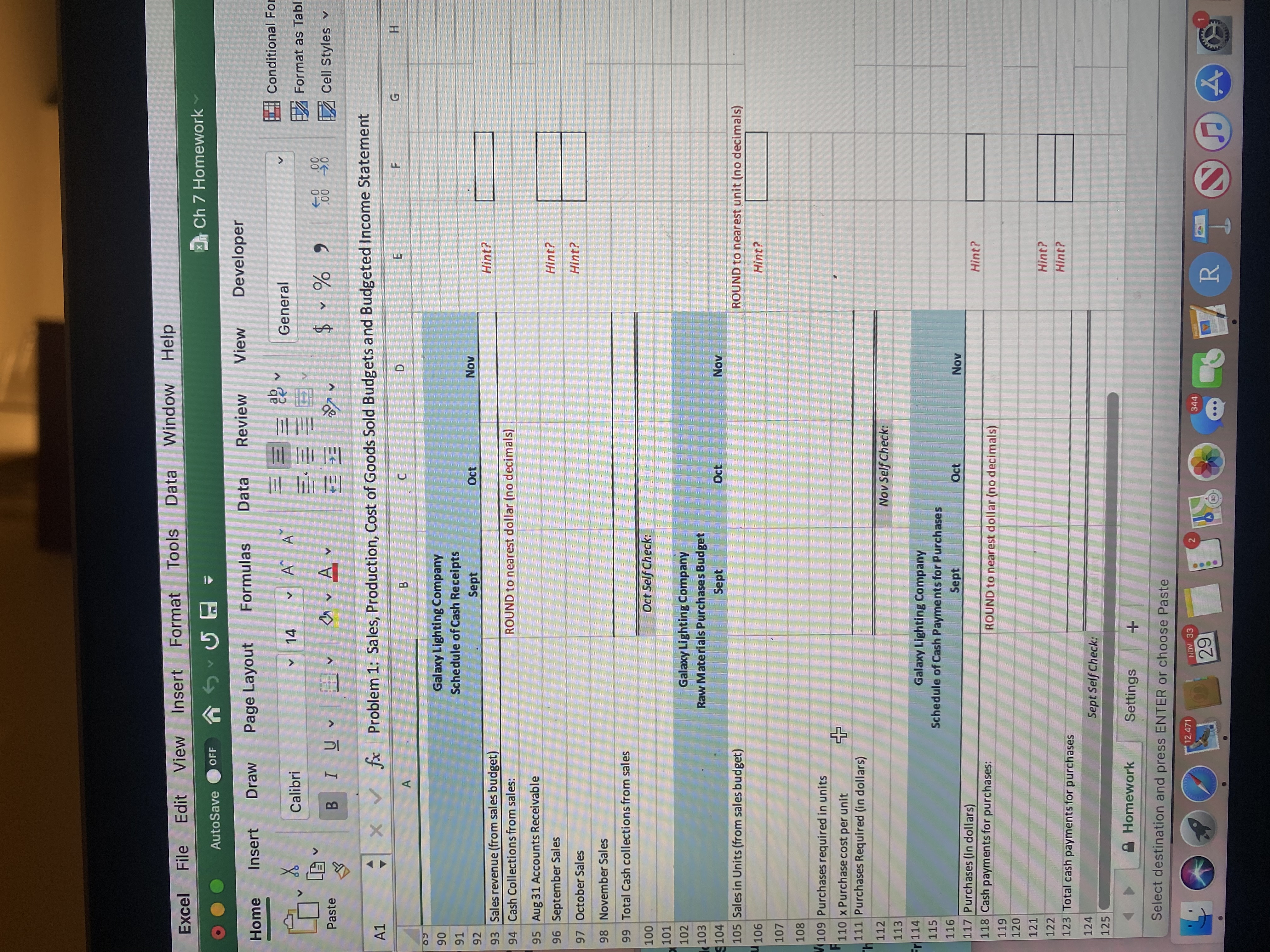 | Problem 1: Sales, Production, Cost of Goods Sold Budgets and Budgeted