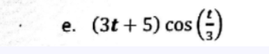 the first anti-derivative (Indefinite Integral; 5 points) of each of the following