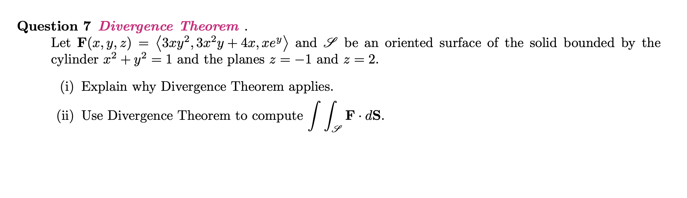 Please answer all parts! Please show all work and explain in detail.