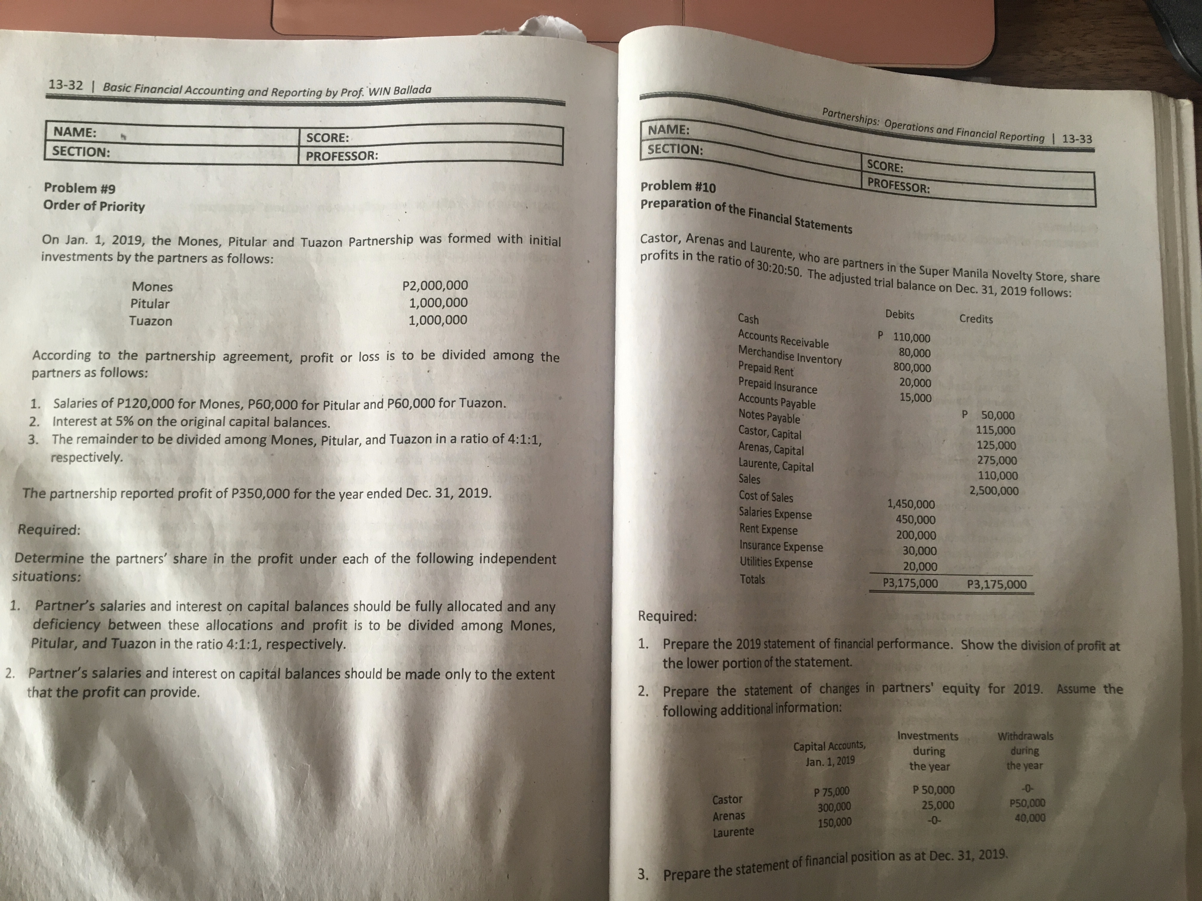 Chapter 13- 9 and 10Please provide solution and explanation for my guidance