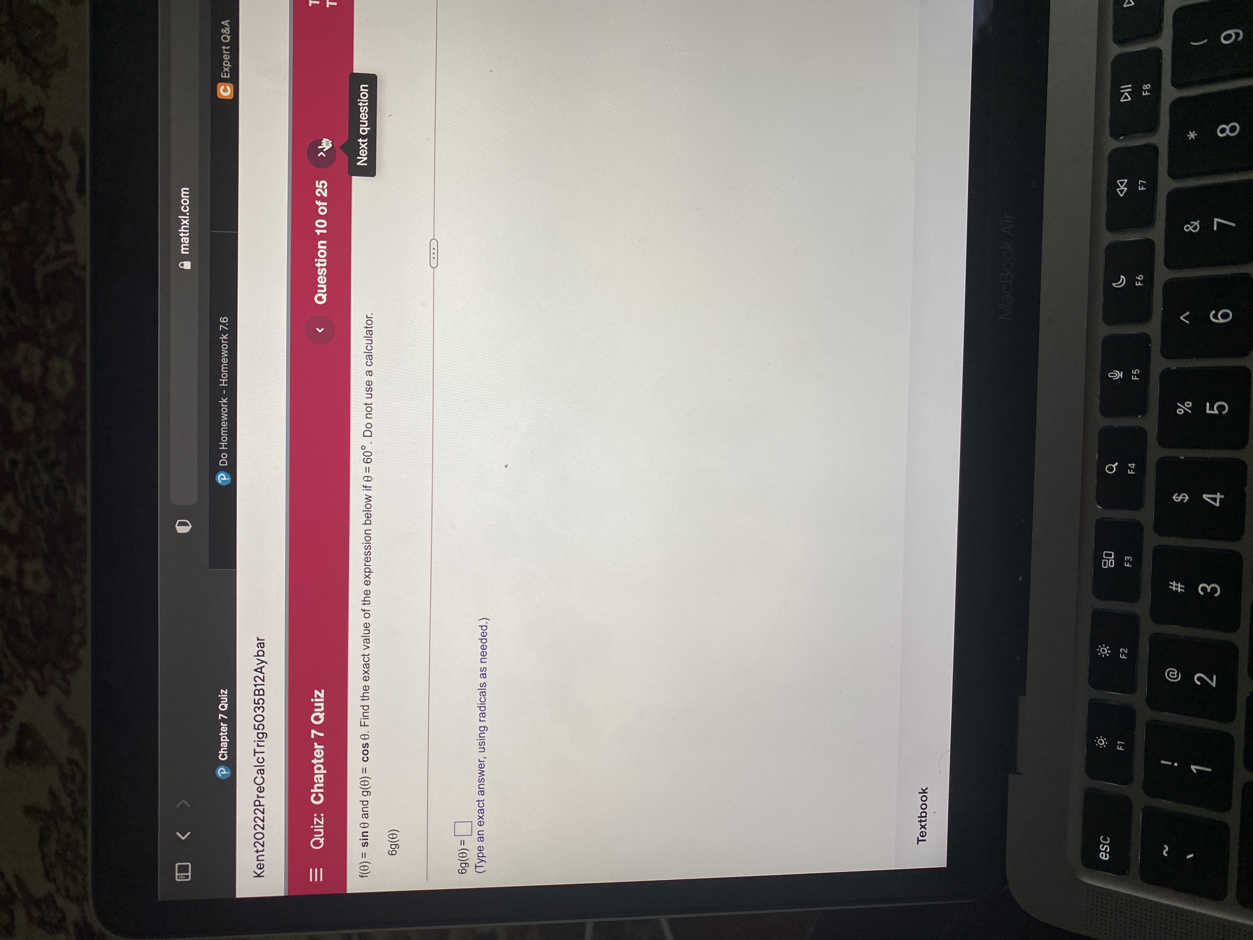 radicals. Use integers or fractions for any numbers in the expression.) csc