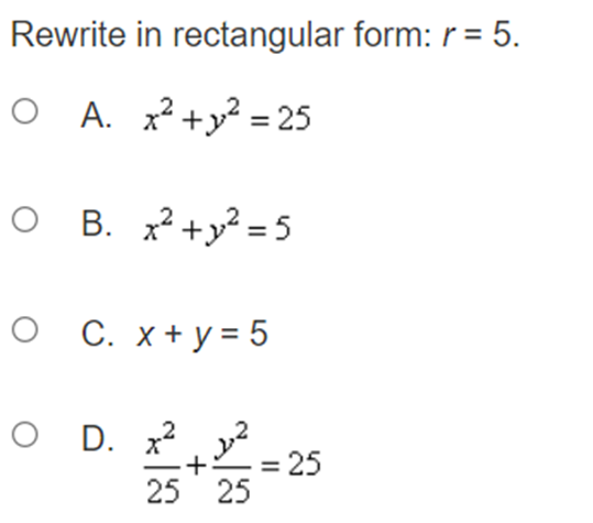 ( x+3)2 + = 9 O B. ( x - 3)2 +