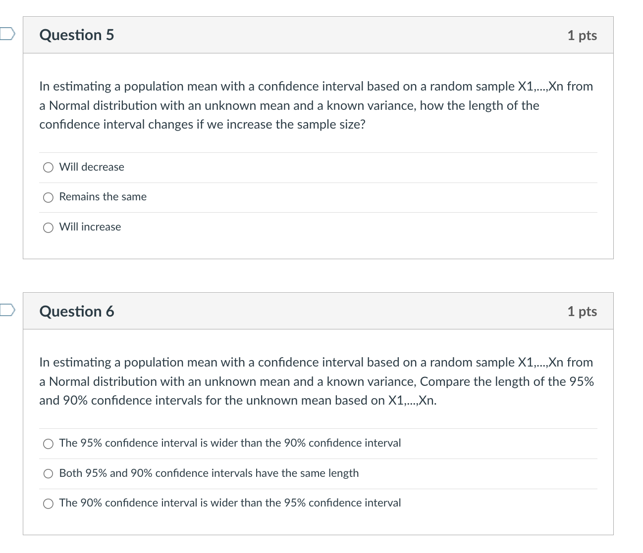 a sample mean of 16 and a sample standard deviation s=3. Find
