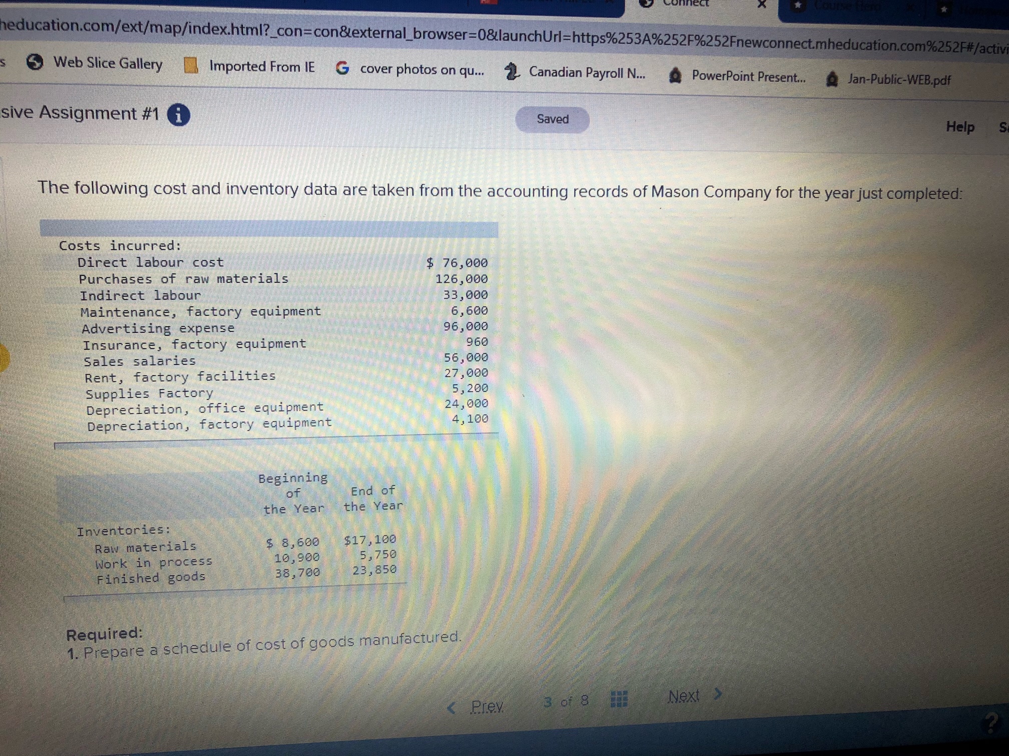 photos on qu... 2 Canadian Payroll N.. PowerPoint ensive Assignment #1 i