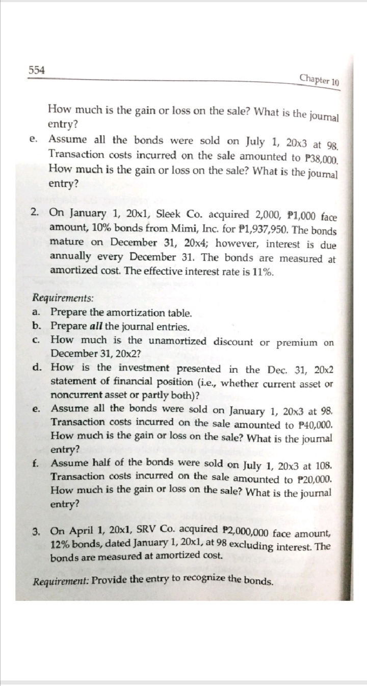 Intermediate accounting 1 554 Chapter 10 How much is the gain or