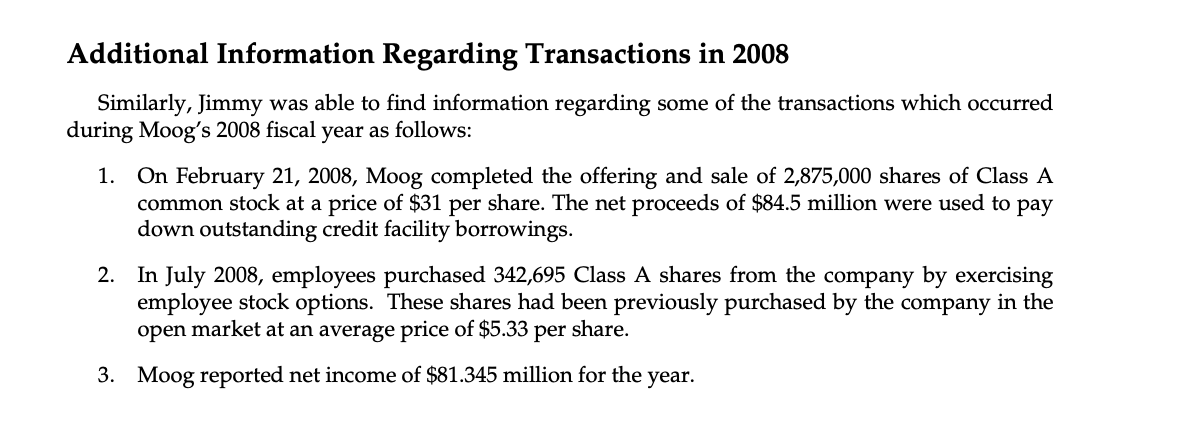a job at Moog, how would you assess the following stock option