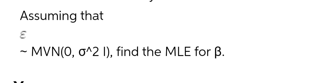 Assuming that MVN(O, 1), find the VILE for p.