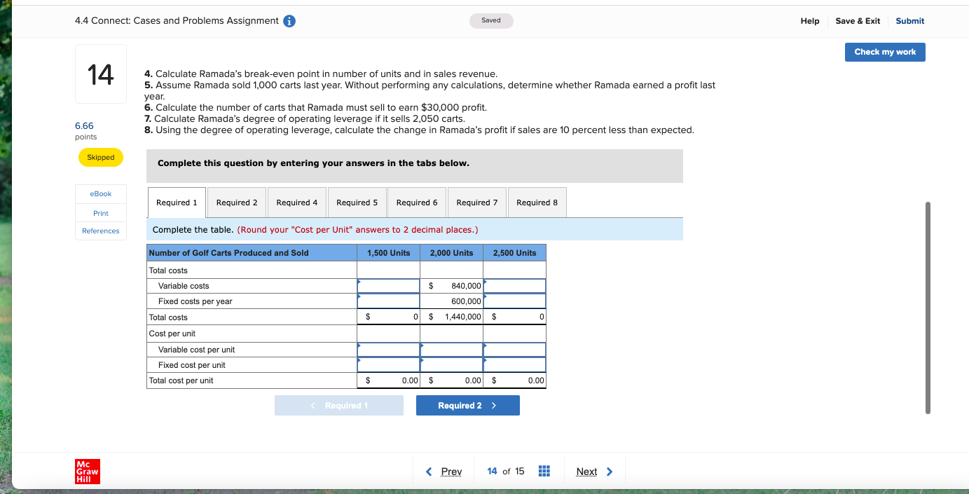 NEED HELP WITH THIS HOMEWORK 4.4 Connect: Cases and Problems Assignment i