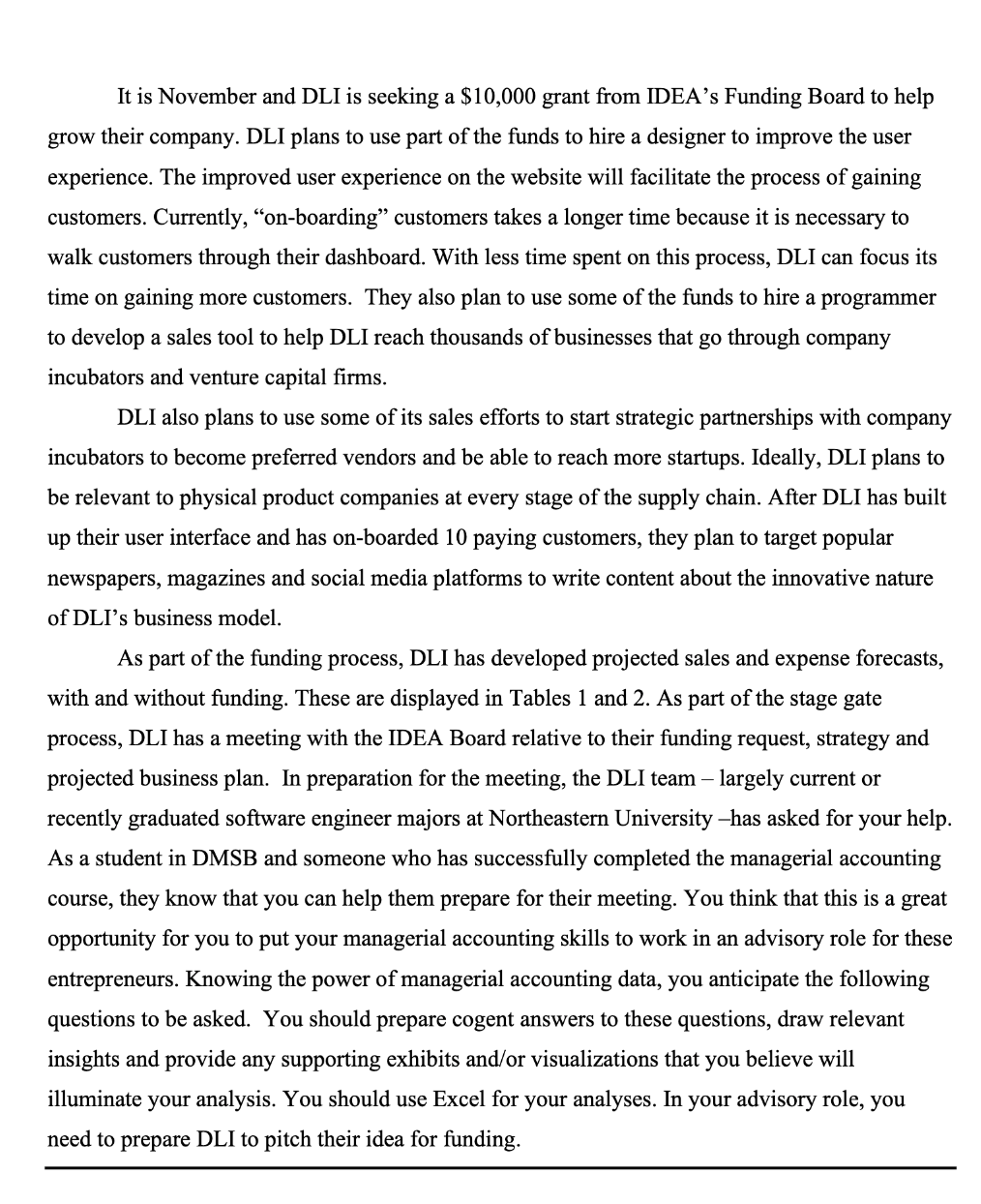 Logistics Inc. (DLI) is looking to revolutionize the supply chain market by